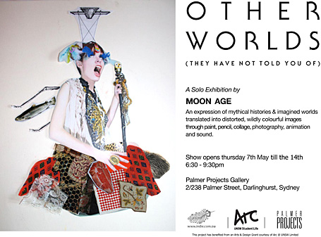Other Worlds exhibition by Sydney artist Alex Moon-Age Other Worlds exhibition by Sydney artist Alex Moon-Age
