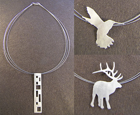 Sterling Silver Pendants by A Skulk of Foxes