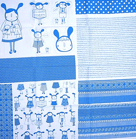 Aunty Cookie Limited Edition Craft Panel in Blue Colourway Aunty Cookie Limited Edition Craft Panel in Blue Colourway