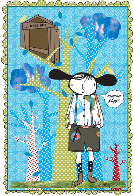 Aunty Cookie Wanna Play limited edition digital print Aunty Cookie Wanna Play limited edition digital print