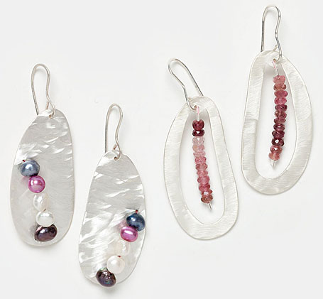 Oval earrings by Emma Sher Oval earrings by Emma Sher
