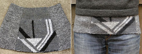 Recycled Wool Midriff Warmer Haramaki by Gaye Abandon Recycled Wool Midriff Warmer Haramaki by Gaye Abandon