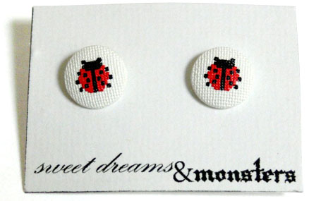 Lady Stitch Studs by Sweet Dreams & Monsters, available from www.georgielove.com Lady Stitch Studs by Sweet Dreams & Monsters, available from www.georgielove.com
