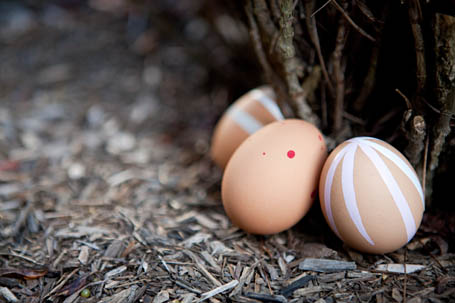 handpainted easter eggs