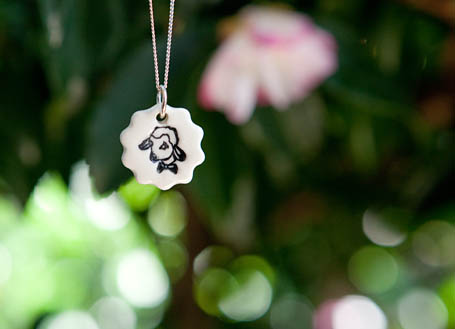 Lamb Small Pendant by Iggy & Lou Lou from the indie art & design store