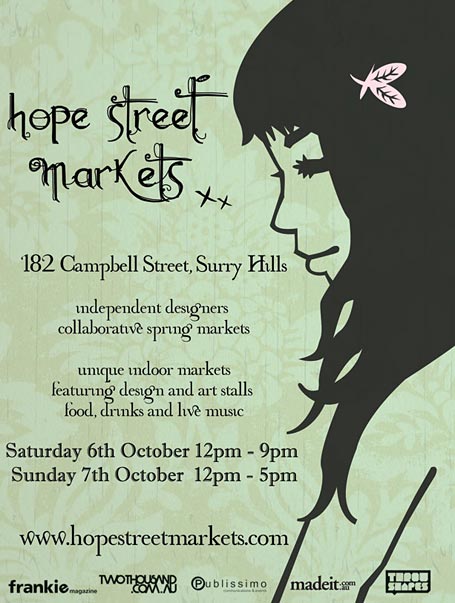 Hope Street Markets Spring 2007 Flyer Hope Street Markets Spring 2007 Flyer