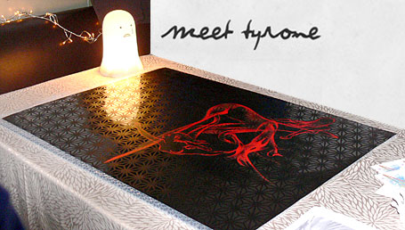Meet Tyrone original artwork at Hope Street Markets Spring 2007 Meet Tyrone original artwork at Hope Street Markets Spring 2007