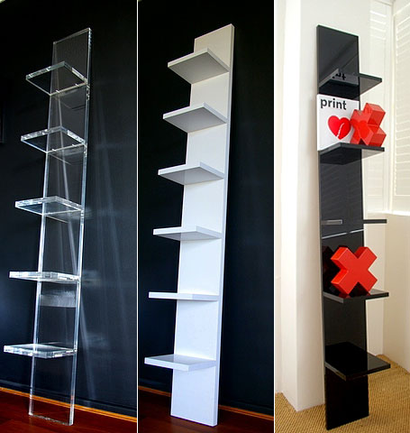 Hudo acrylic Leaning Wall Shelf Hudo acrylic Leaning Wall Shelf