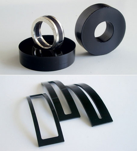 Hudo acrylic ring rings + ring and bangle arcs Hudo acrylic ring rings + ring and bangle arcs