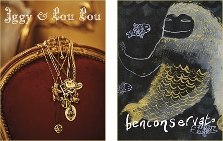 Iggy and Lou Lou and benconservato - two of the Australian indie labels participating in the Indie Avalanche of Prizes, a joint project by indie art & design and The Finders Keepers.