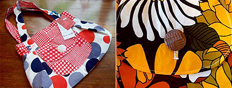 Dottie Sue Ballerina Bags and detail of Vesna Bag by Kara Smith Dottie Sue Ballerina Bags and detail of Vesna Bag by Kara Smith