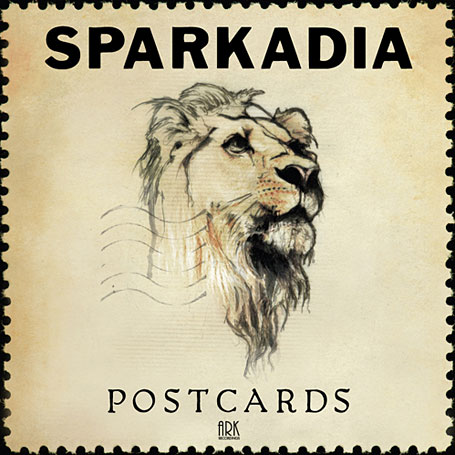 Sparkadia Postcards album cover by Kareena Zerefos Sparkadia Postcards album cover by Kareena Zerefos