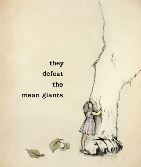 They Defeat The Mean Giants by Kareena Zerefos They Defeat The Mean Giants by Kareena Zerefos