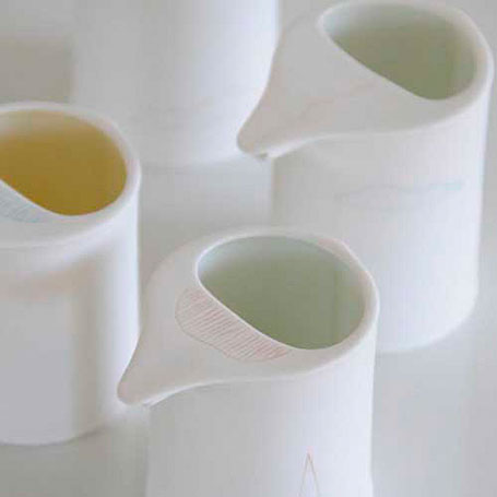 Tiny Vessels by Queensland-based ceramicist Kenji Uranishi - at the Little Uns ceramics exhibition at Pomme, Mornington, Victoria. Tiny Vessels by Brisbane-based ceramicist Kenji Uranishi - at the Little Uns ceramics exhibition at Pomme, Mornington, Victoria.