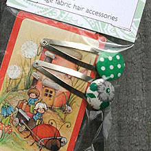 Vintage Fabric Hairclips by Lark Vintage Fabric Hairclips by Lark