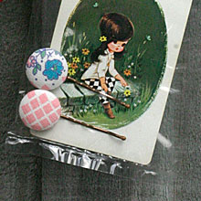 Vintage Fabric Hairpins by Lark Vintage Fabric Hairpins by Lark