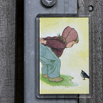 Vintage Picture Book Little Birdy Magnet by Lark
