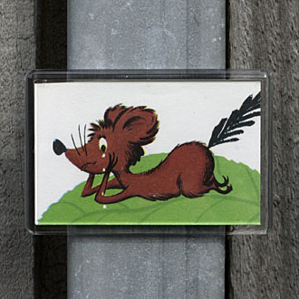 Vintage Picture Book Crying Mouse Magnet by Lark Vintage Picture Book Crying Mouse Magnet by Lark