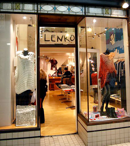 Lenko shop front Lenko shop front