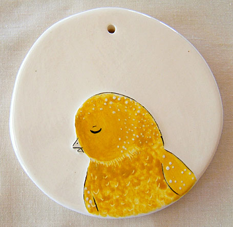 Sebastian 8cm Ceramic Disk by Linogirl Sebastian 8cm Ceramic Disk by Linogirl