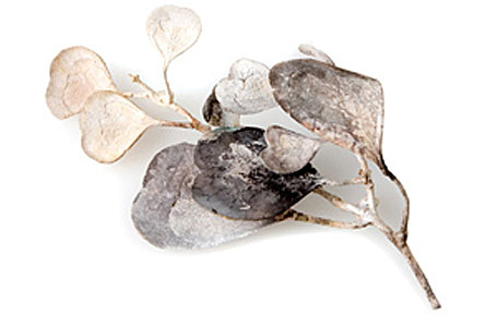 Round Leaf Gum Brooch, 2006, by Marian Hosking Round Leaf Gum Brooch, 2006, by Marian Hosking