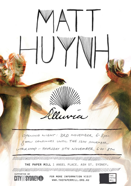 Invitation to Matt Huynh's Alluvia exhibition Invitation to Matt Huynh's Alluvia exhibition
