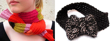 Knitted scarf and headband by Me and Tex Knitted scarf and headband by Me and Tex