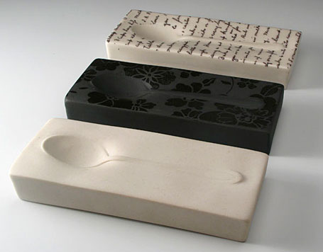 Absence of Objects by Brisbane-based ceramicist Mel Robson. Absence of Objects by Brisbane-based ceramicist Mel Robson.