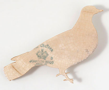 Home-ing Pigeon by Brisbane-based ceramicist Mel Robson. Home-ing Pigeon by Brisbane-based ceramicist Mel Robson.