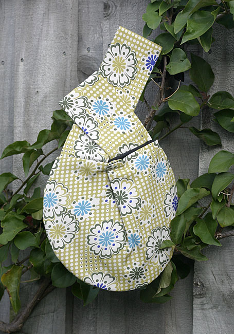 Olive Garden Wristlet by Meringue - front view Olive Garden Wristlet by Meringue - front view