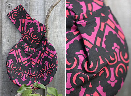 Persian Fairy Floss Wristlet by Meringue - back and detail views Persian Fairy Floss Wristlet by Meringue - back and detail views