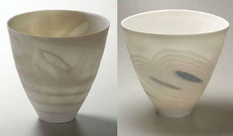 Damask Bowls by Ceramic Artist Mollie Bosworth