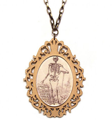 'Skeleton Gentleman' pendant by Northey Designs 'Skeleton Gentleman' pendant by Northey Designs