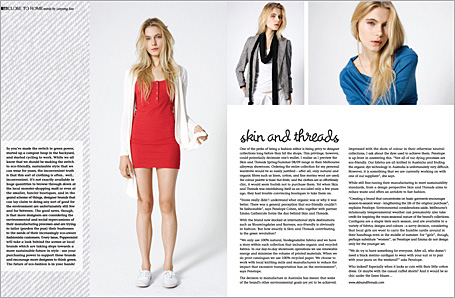 Peppermint Magazine Skin and Threads Spread Peppermint Magazine Skin and Threads Spread