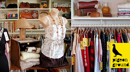Clothing and accessories at Pigeon Ground Records and Clothing