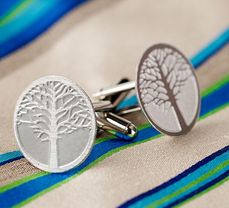 Elm Stainless Steel cufflinks by Polli Elm Stainless Steel cufflinks by Polli