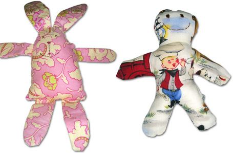 Bunny and Gingerbread soft toys from Rolly Poly Kids
