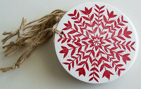 Letterpress Christmas tags by RubyVictoria Letterpress Christmas tags by RubyVictoria