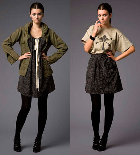 Smock Dress and Button Skirt from Secret Squirrel Clothing. Smock Dress and Button Skirt from Secret Squirrel Clothing.