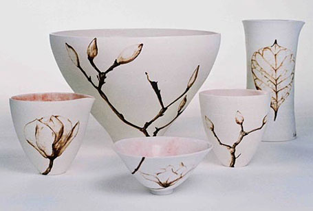 Magnolia Spring Family by Queensland-based ceramicist Shannon Garson. Magnolia Spring Family by Queensland-based ceramicist Shannon Garson.