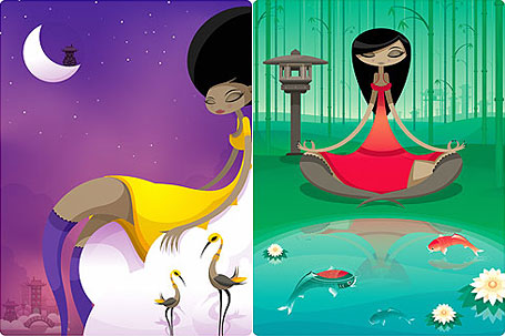 Nita and Mai art prints by Luke Feldman (aka SKAFFS) Nito and Mai art prints by Luke Feldman (aka SKAFFS)