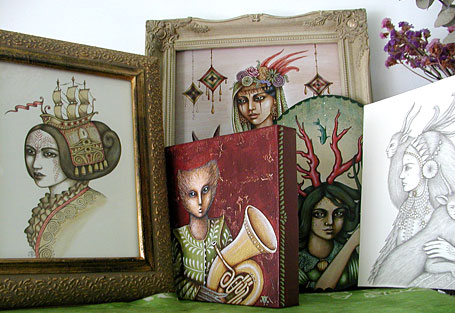 Mixed works by Nadia Turner (Wayward Harper) Mixed works by Nadia Turner (Wayward Harper)