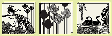 Black and White range of gift cards by Studio Antic
