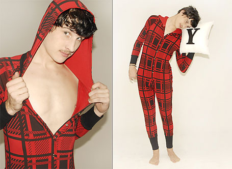 Toddy Suit with red tartan print Toddy Suit with red tartan print
