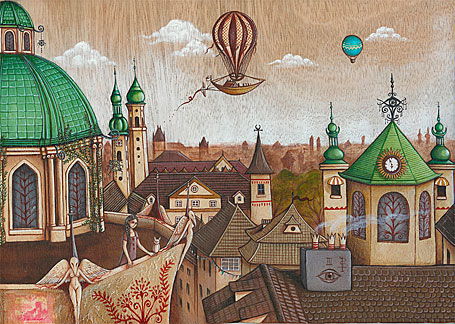 Large City Scape by Nadia Turner (Wayward Harper) Large City Scape by Nadia Turner (Wayward Harper)