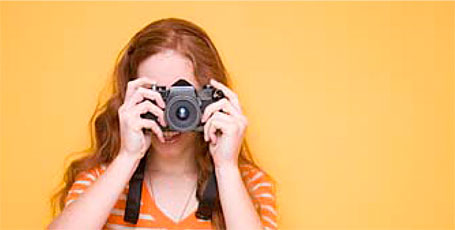 Girl with camera Girl with camera