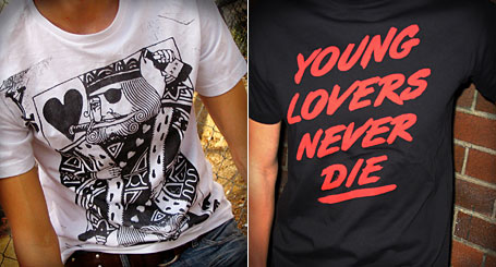 Pirate King and Young Lovers Never Die limited edition tees by Young Lovers Pirate King and Young Lovers Never Die limited edition tees by Young Lovers