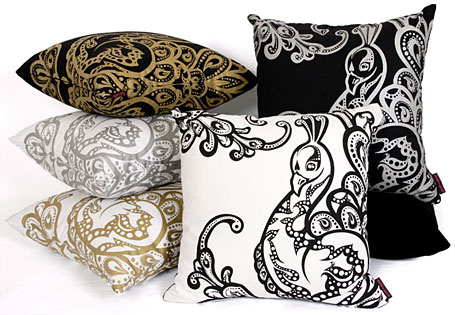 Peacock in Paisley by Melbourne design label Yum Plus One Peacock in Paisley by Melbourne design label Yum Plus One