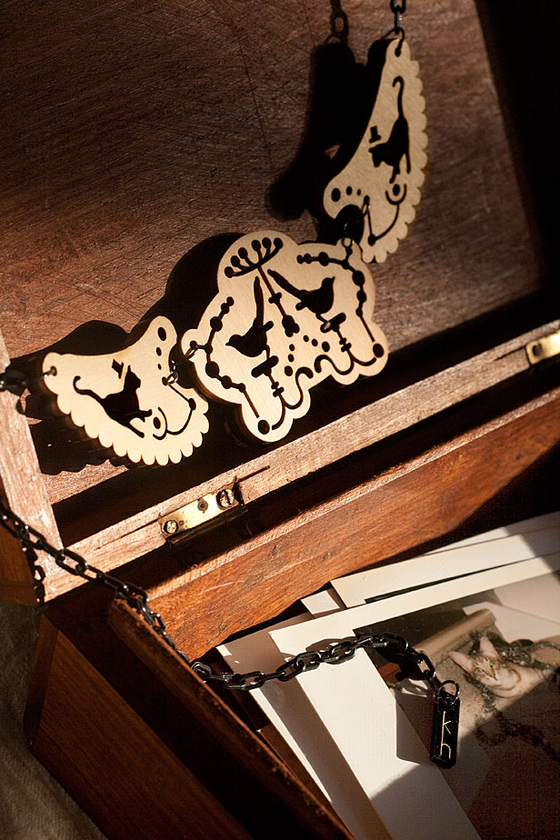 Tea Party necklace by Kyo Hashimoto, available from Moose: Art For Living