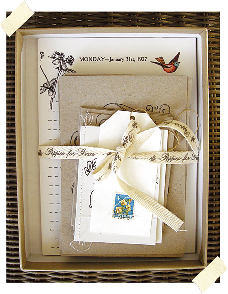 Sycamore's Handwriting Stationery Set by Poppies for Grace Sycamore's Handwriting Stationery Set by Poppies for Grace